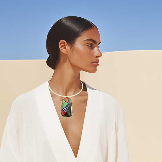 Dichroic Glass Pendant