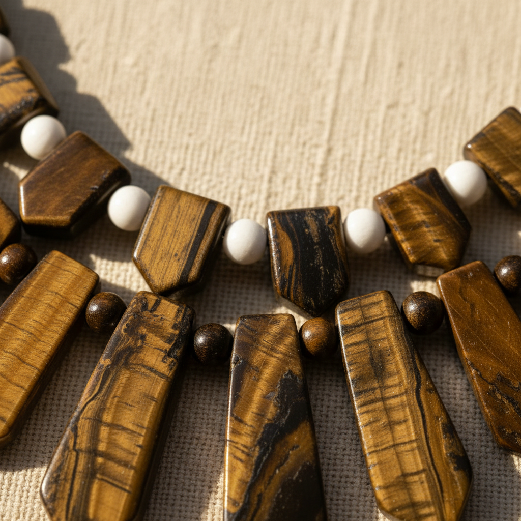 Tiger-eye Double Necklace