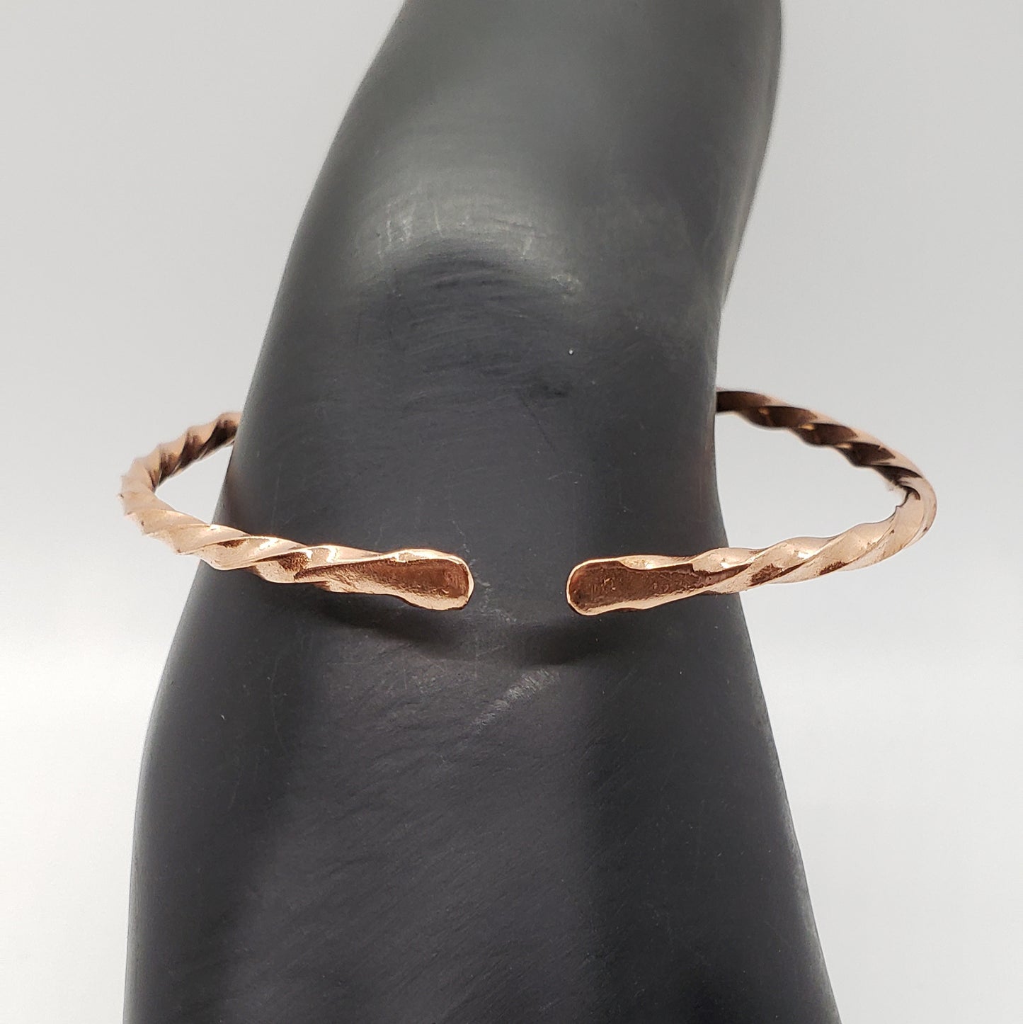 Copper Twist Open Bracelet