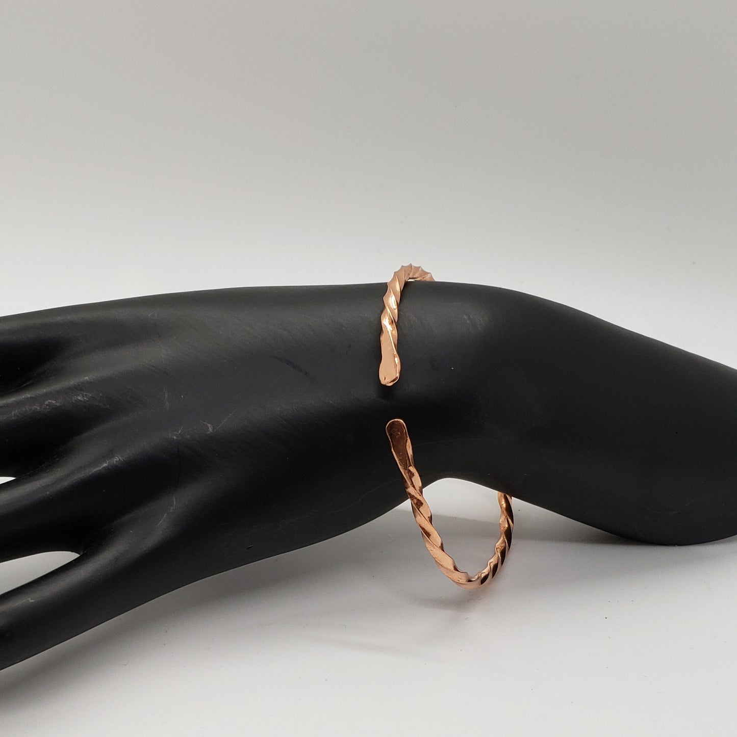 Copper Twist Open Bracelet