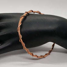 Load image into Gallery viewer, Copper Twist Wrap Bracelet