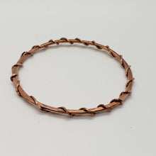 Load image into Gallery viewer, Copper Twist Wrap Bracelet