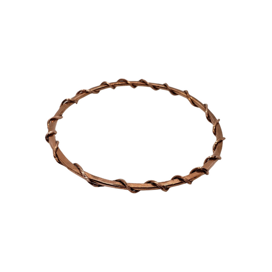 Copper Twist Wrap Bracelet