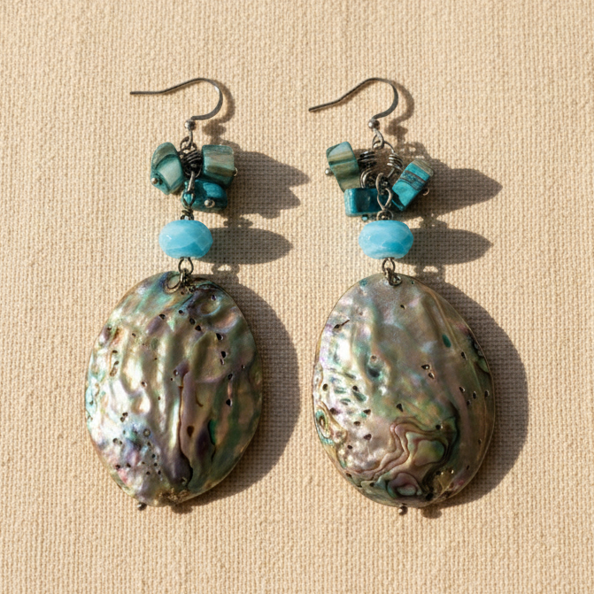 Abalone Shell Earrings