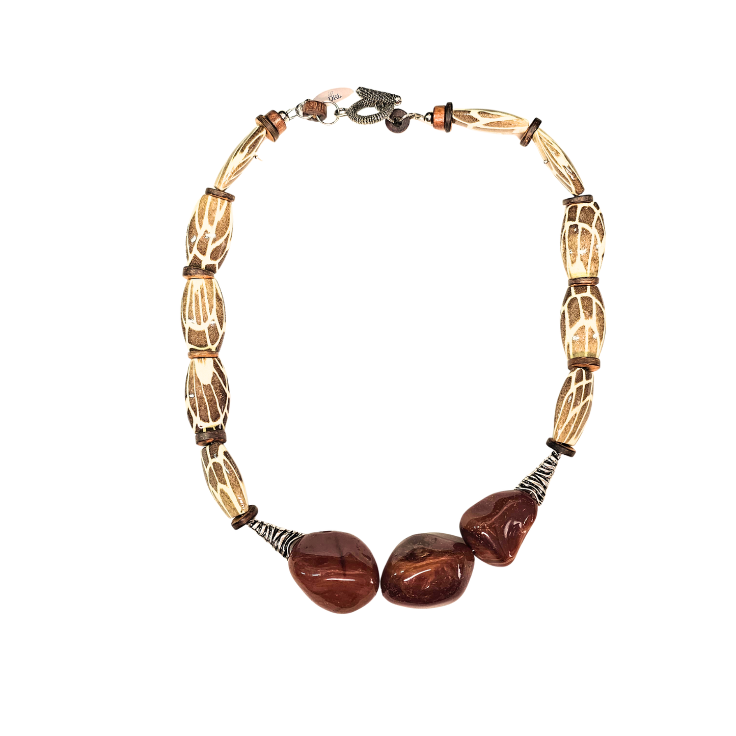 Carnelian Agate Gemstone Necklace