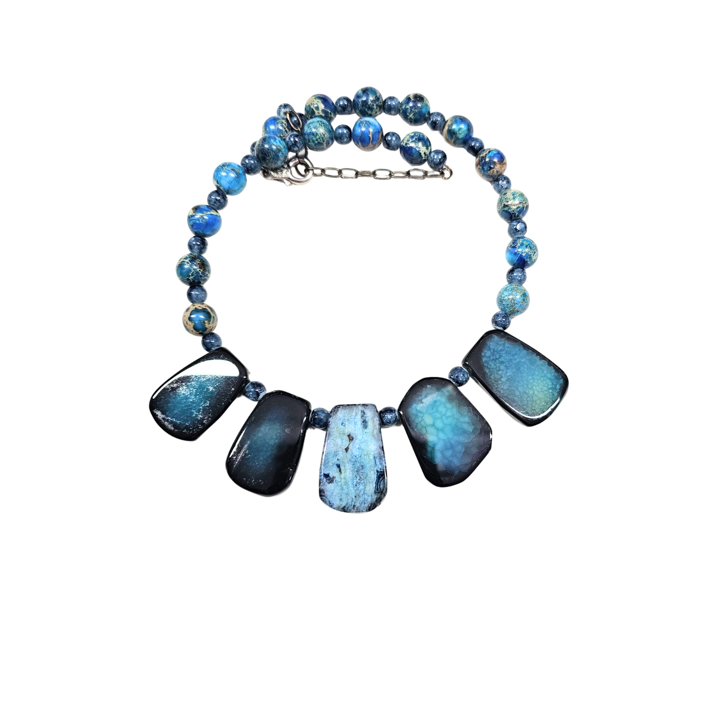 Turquoise Imperial Jasper Necklace