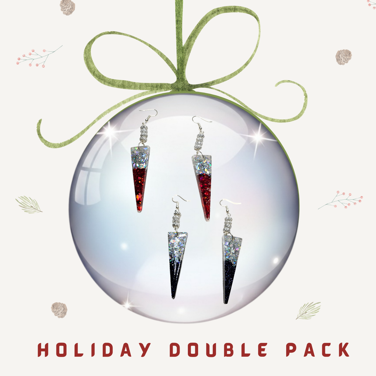 Holiday Double Pack Earrings