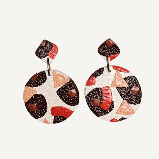 Round Metro Earrings