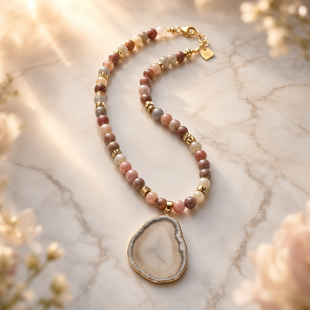 Sandstone Beaded Necklace